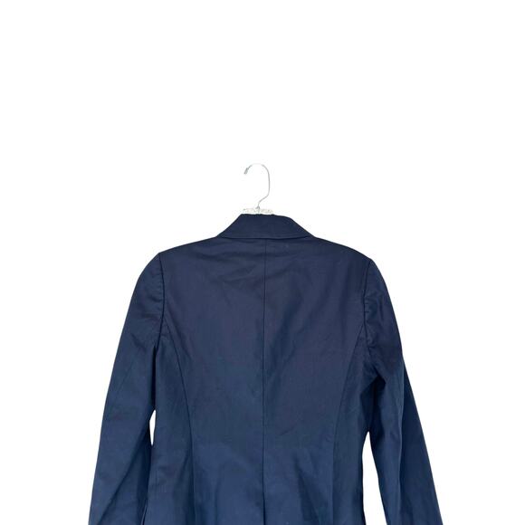 J.Crew Suiting Women's Navy Blue Preppy Work‎ Office Academia Blazer Size 2 - Picture 6 of 10